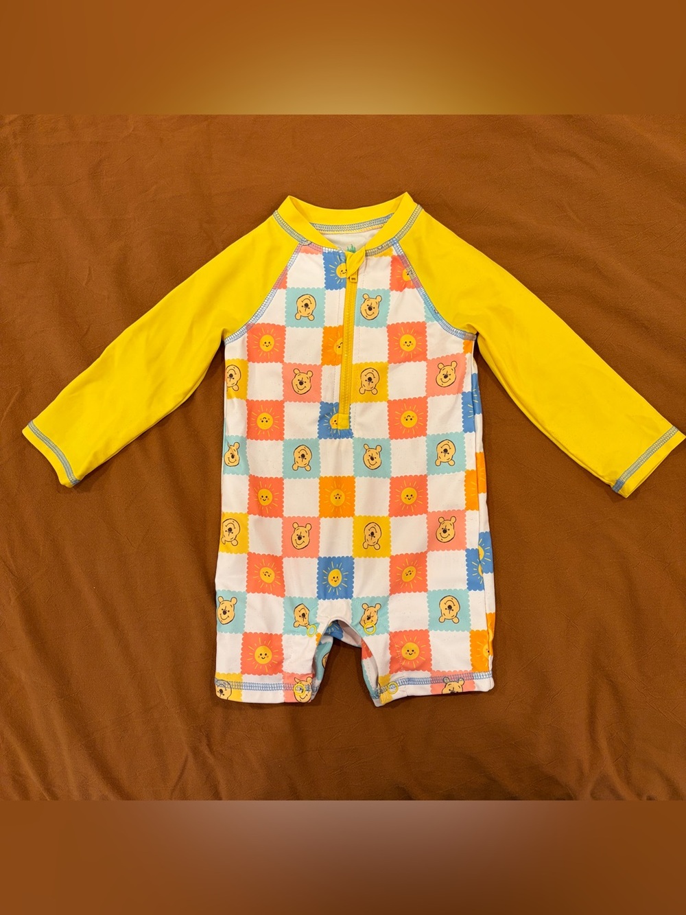 Winnie the Pooh Baby Rash Guard Unisuit Swimsuit